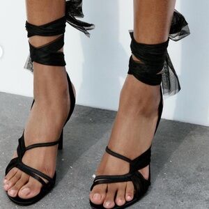 Zara Tulle Heels